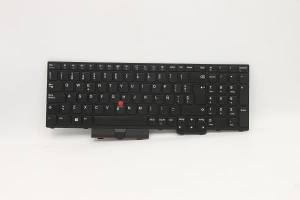 Lite-On - Ersättningstangentbord för bärbar dator - med Trackpoint, UltraNav - QWERTY - spansk - för ThinkPad L15 Gen 1 20U7, 20U8