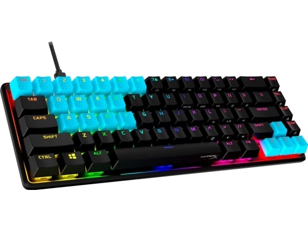 HyperX Rubber Keycaps, Tastaturtaster, Termoplastisk elastomer (TPE), 1,4 mm, Blå