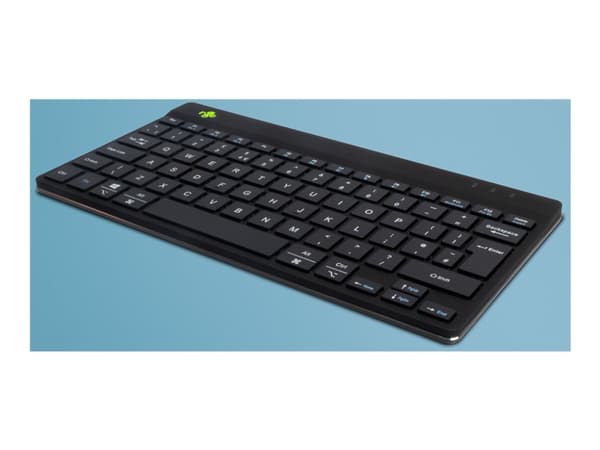 R-Go Ergonomic Keyboard Compact break - Tangentbord - trådlös - Bluetooth 5.0 - QWERTY - brittisk - svart Svart