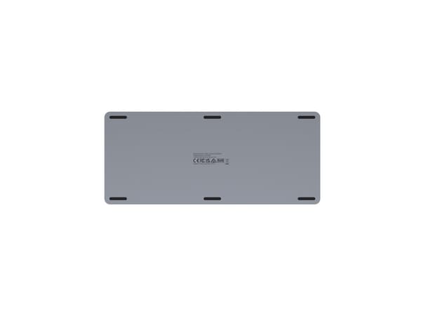 Unitek - Tangentbord - 9-i-1 hub - USB-C - rymdgrå