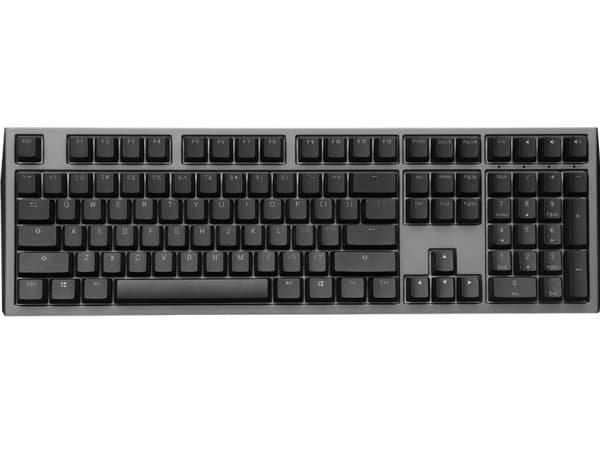 Ducky Shine 7, Full størrelse (100 og), Koblet med ledninger (ikke trådløs), USB, Mekanisk nøkkelbryter, RGB LED, Sort Sort