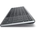 Miniatyrbild 3 av 4: DELL KB740 trådlöst tangentbord - tyskt QWERTZ - grått, svart - RF + Bluetooth - 36 månaders batteritid