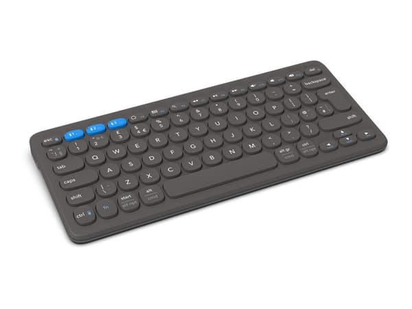 ZAGG Pro - Tastatur - 12" - trådløs - Bluetooth - QWERTY - Nordisk Sort