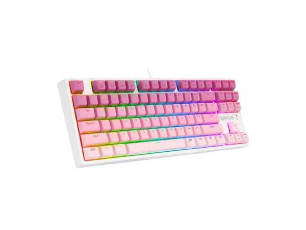 REDRAGON K645W-GP-RGB Cass, Kabel & trådløs, USB + RF Wireless + Bluetooth, Mekanisk, Sort