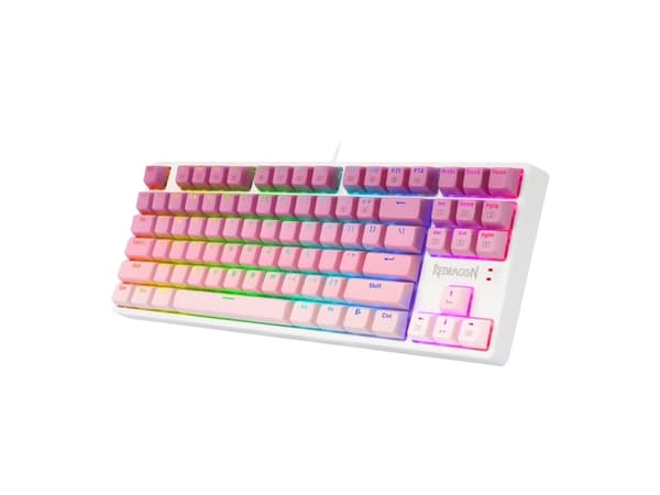 REDRAGON K645W-GP-RGB Cass, Kabel & trådløs, USB + RF Wireless + Bluetooth, Mekanisk, Sort