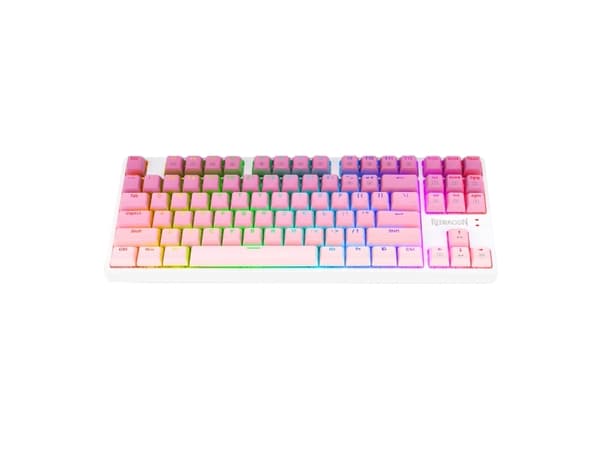 REDRAGON K645W-GP-RGB Cass, Kabel & trådløs, USB + RF Wireless + Bluetooth, Mekanisk, Sort