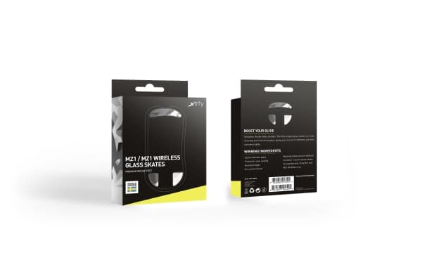 CHERRY XTRFY - Musfötter - glas - vit