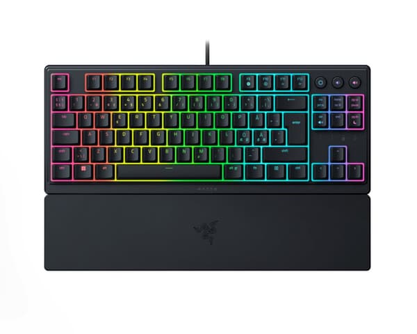 Ornata V3 TKL Low Profile Gaming Tastatur [Mecha Membrane Clicky] - Svart
