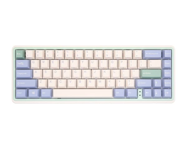 VXT68 Minilo 65% Eucalyptus Langaton Näppäimistö [Gateron Pro Brown 2.0]