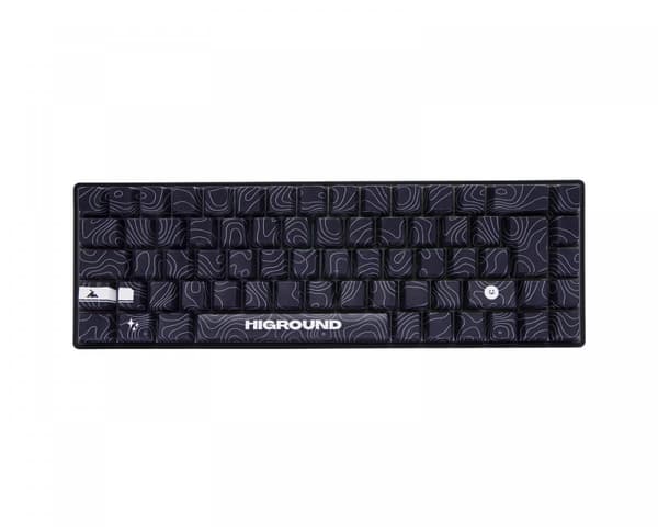 BLACKICE Base 65 Hotswap Gaming Keyboard - ISO German [White Flame]