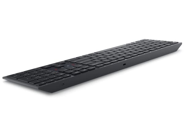 Dell Premier KB900 - Tangentbord - samarbete - bakgrundsbelyst - trådlös - 2.4 GHz, Bluetooth 5.1 - QWERTY - USA, internationellt - grafit - med 3 ye