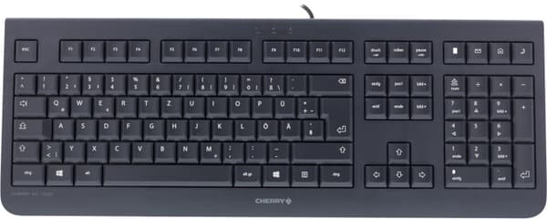 CHERRY KC1000, multimedietastatur, <b>Nordisk Layout</b>, USB, 1,8m k