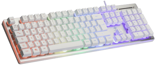 deltaco_gaming WK75 RGB keyboard 105 keys Nordic membrane switches orange