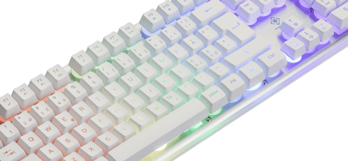 deltaco_gaming WK75 RGB keyboard 105 keys Nordic membrane switches orange