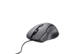 Miniatyrbild 3 av 7: Deltaco Silent Wired Office mouse 5 buttons, 600-1200 DPI, black