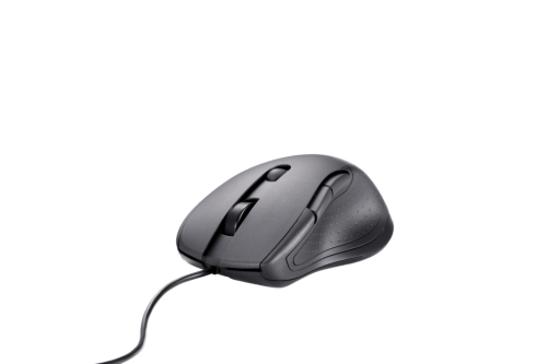 Deltaco Silent Wired Office mouse 5 buttons, 600-1200 DPI, black
