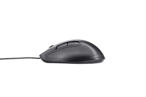 Deltaco Silent Wired Office mouse 5 buttons, 600-1200 DPI, black