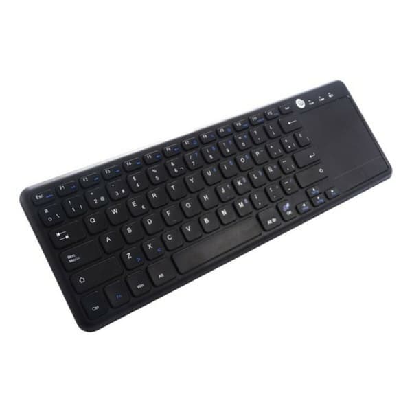 Tangentbord med Styrplatta CoolBox CoolTouch Svart QWERTY
