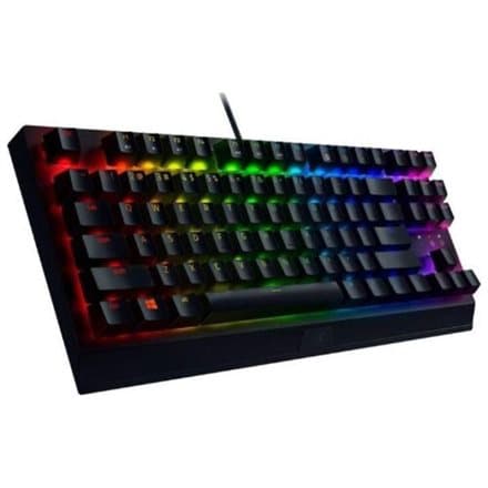 Razer Blackwidow V3 Tenkeyless Wired Gaming keyboard, RGB LED, USB, US, Yellow Switch, Juoda