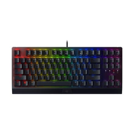 Razer Blackwidow V3 Tenkeyless Wired Gaming keyboard, RGB LED, USB, US, Yellow Switch, Juoda musta