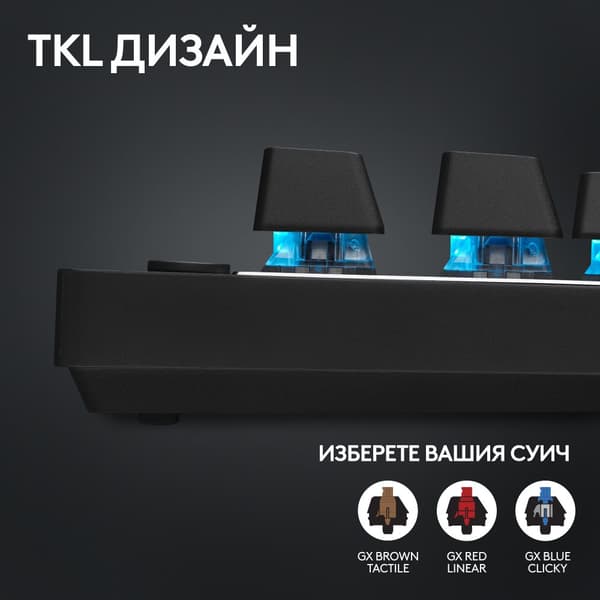 Klaviatūra Logitech PRO X TKL Black