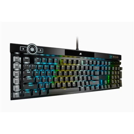 Corsair | Mechanical Gaming Keyboard | K100 RGB Optical | Wired | Mechanical Gaming Keyboard | US | Black/Red