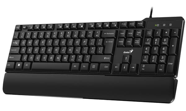 GENIUS KB-100XP/ Drátová/ Ergo předložka/ USB/ CZ+SK layout