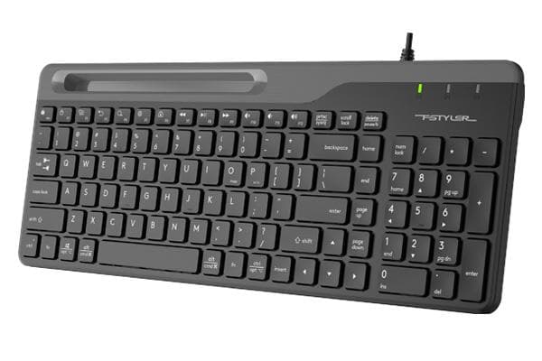 Keyboard A4TECH FK25, Smartphone Cradle, Black Sort