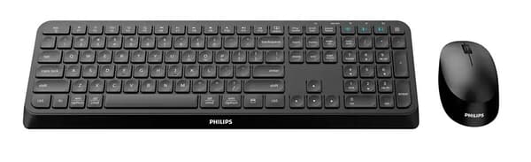 Kit Philips SPT6407, wireless, negru "SPT6407" (timbru verde 0.8 lei) Sort