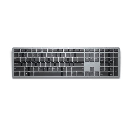 Dell | Keyboard | KB700 | Keyboard | Wireless | Russian | Titan Gray | 2.4 GHz, Bluetooth 5.0 Grå
