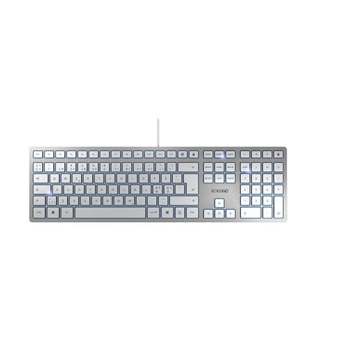 CHERRY KC 6000 SLIM KEYBOARD/PAN-NORDIC Hopea, Valkoinen