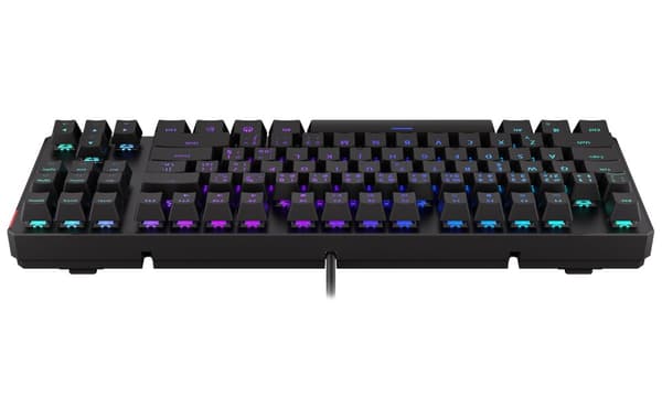 Endorfy herní klávesnice Thock TKL Kailh RD RGB /USB/ red sw. / drátová / mechanická / CZ/SK layout / černá RGB