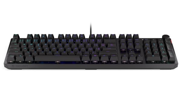 Endorfy herní klávesnice Thock Red / red sw. / drátová / mechanická / CZ / SK layout / černá RGB