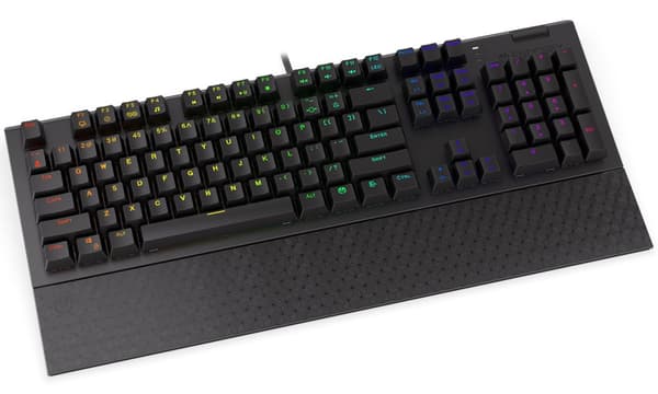 Endorfy herní klávesnice Omnis Kailh RD RGB / USB / red switch / drátová /mechanická/US layout/ černá RGB