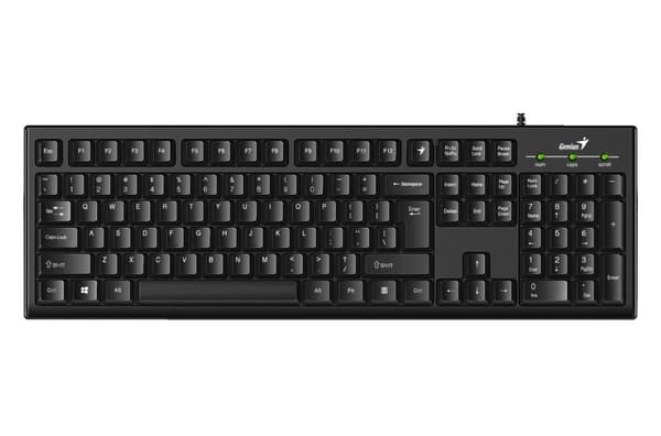 TASTATURA GENIUS USB, 104 taste, black, "Smart KB-100" "31300005400"  (timbru verde 0.8 lei)