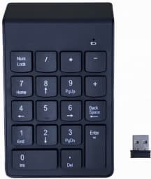 Klaviatūra Gembird USB Numeric Keypad Wireless Svart