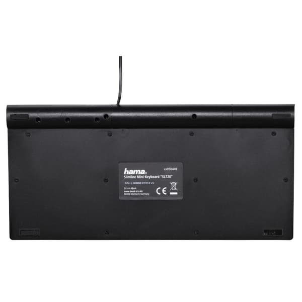 Hama "SL720" Slimline Mini-Keyboard, black