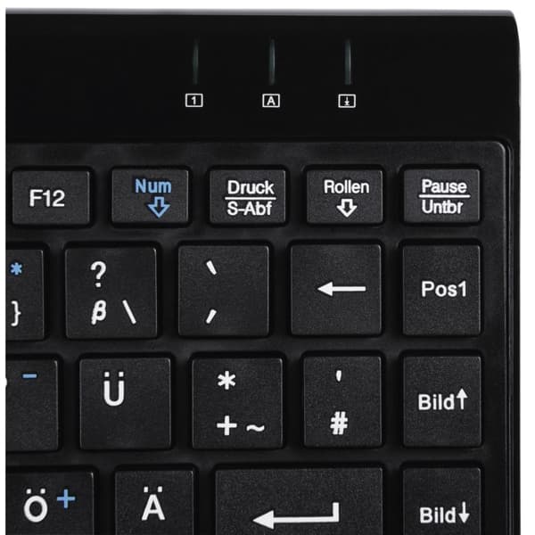 Hama "SL720" Slimline Mini-Keyboard, black