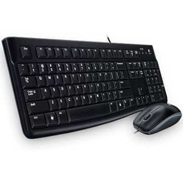 Logitech Desktop MK120 Sort