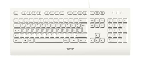 Logitech Keyboard K280e - White Vit