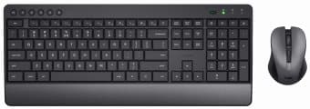 Trust Trezo Kit Tastatura + Mouse "TR-24529" (timbru verde 0.8 lei) Sort