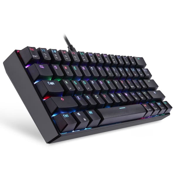 Motospeed CK61 RGB Mechanical Gaming Keyboard With LED BackLight / USB