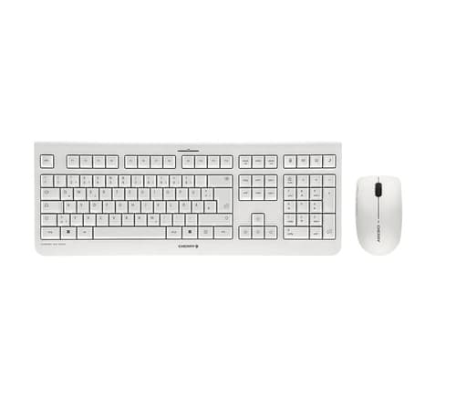 CHERRY DW 3000 keyboard Mouse included Universal RF Wireless QWERTZ German Grey Grå