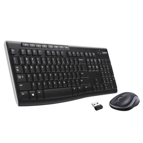 WIRELESS DESKTOP MK270/SPANISH LAYOUT Svart