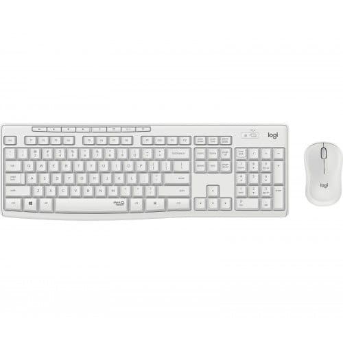 LOGITECH MK295 Silent Wireless Combo - OFF-WHITE - NORDIC Hvit