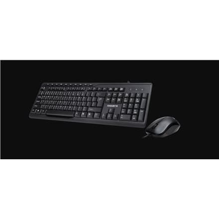 Keyboard and mouse set Gigabyte KM6300 Svart