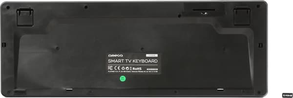 Omega wireless keyboard US SmartTV OKB004B, black (43666)