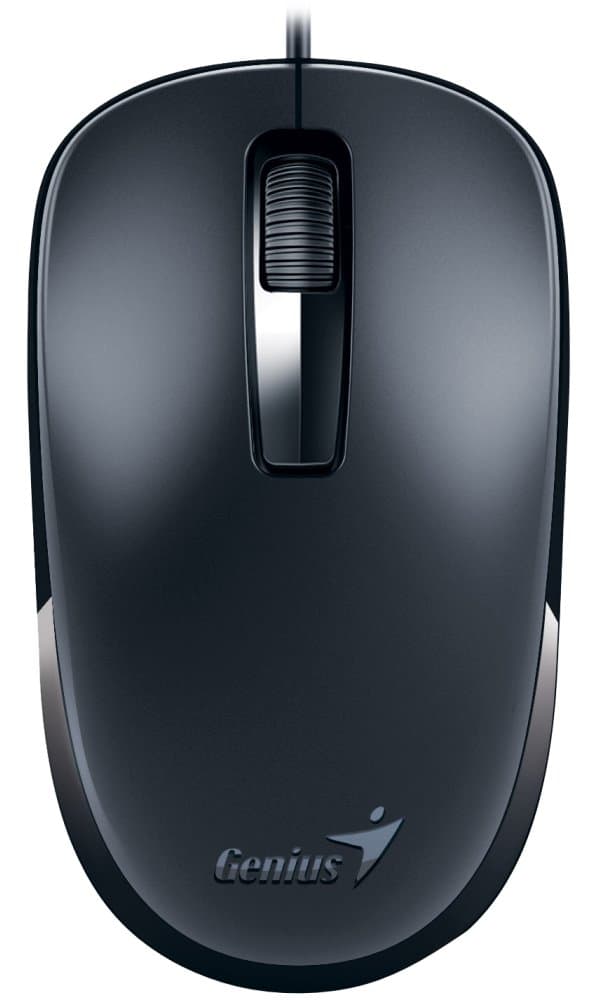 GENIUS Slimstar C126/ Drátový set/ USB/ černá/ CZ+SK layout