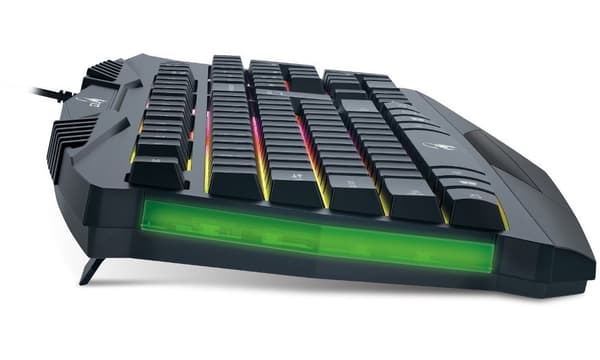 GENIUS GX GAMING Scorpion K220/ Herní drátová klávesnice/ podsvícená/ USB/ černá/ CZ+SK layout