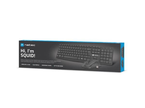 NATEC WIRELESS SET 2IN1 SQUID US